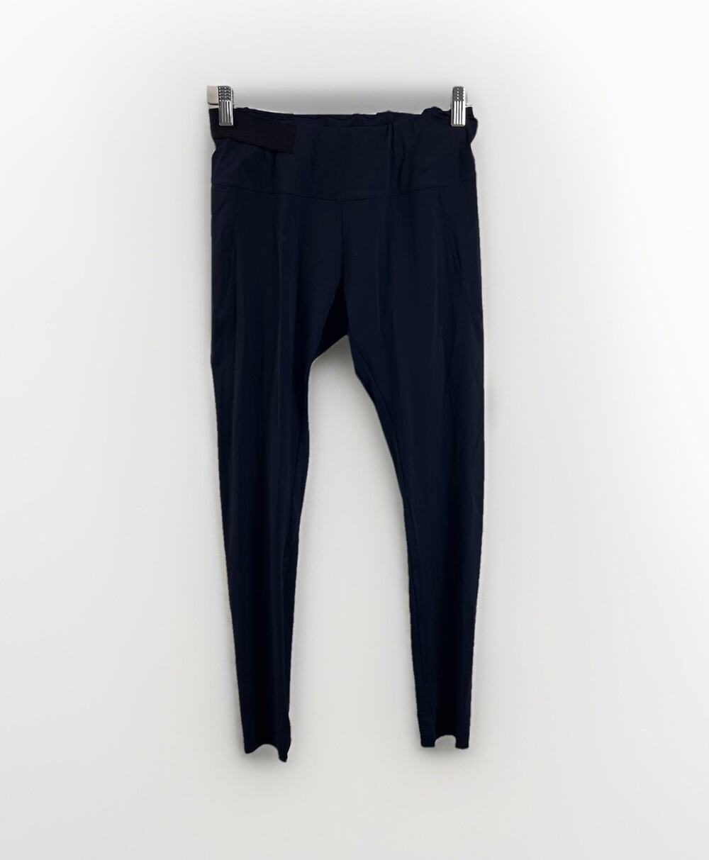 Aday Crop & Roll Leggings Midnight Blue Women's Size M